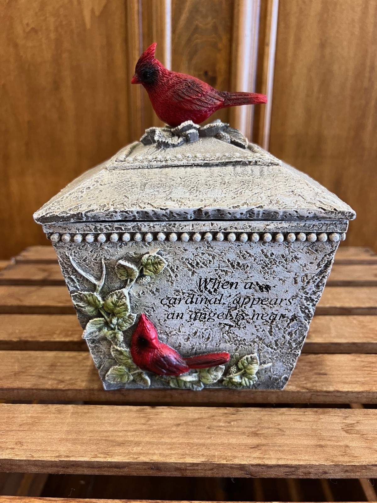Cardinal Memorial Box