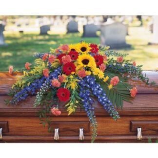 Lutz Summer Casket Spray