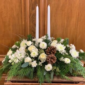 Winters White Centerpiece