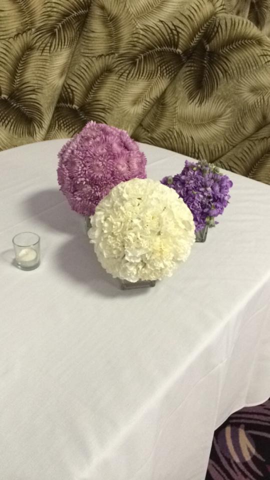 Flower Ball Centerpieces
