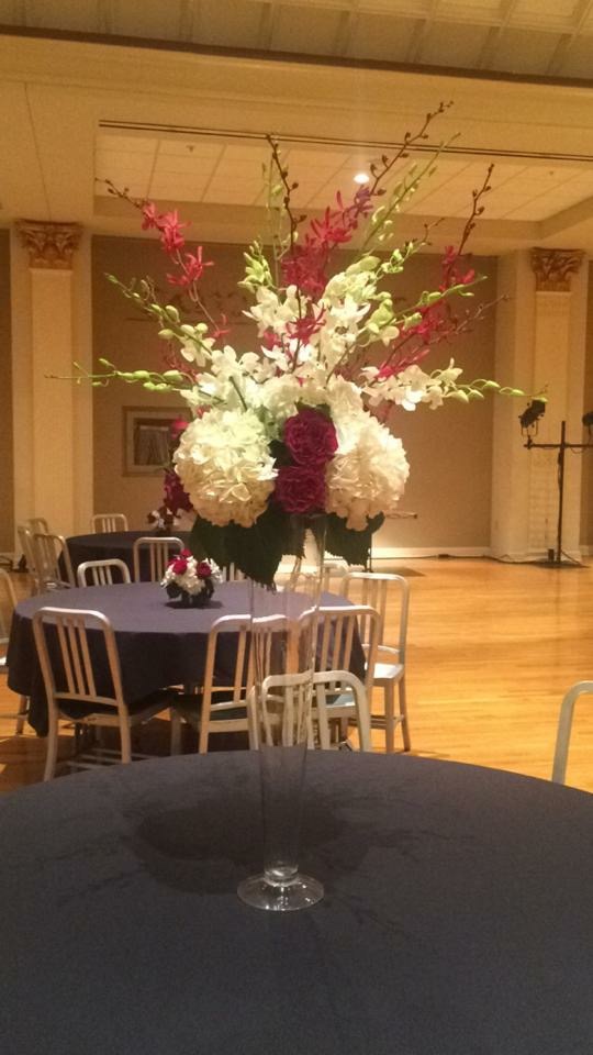Tall Mixed Orchid Centerpiece