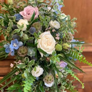 Gathered Garden Bridal Bouquet