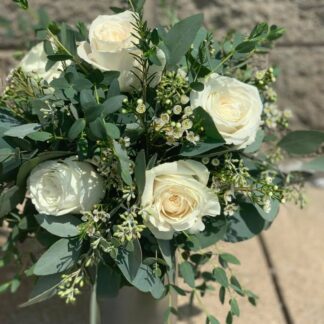 Greenery & Rose Bouquet