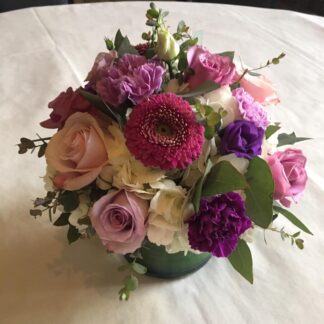 Purple Garden Centerpiece