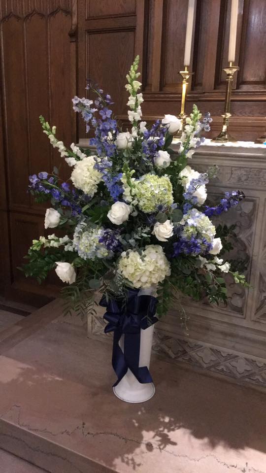 Blue Altar Arrangement