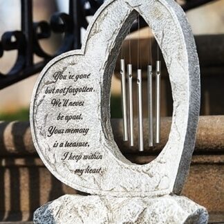 Lutz Heart Wind Chime