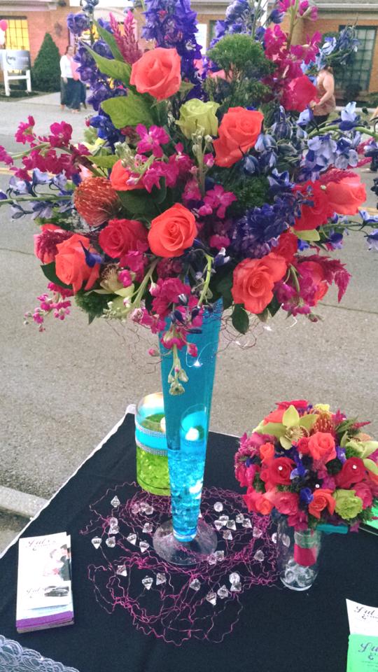 Bright Bridal Centerpiece