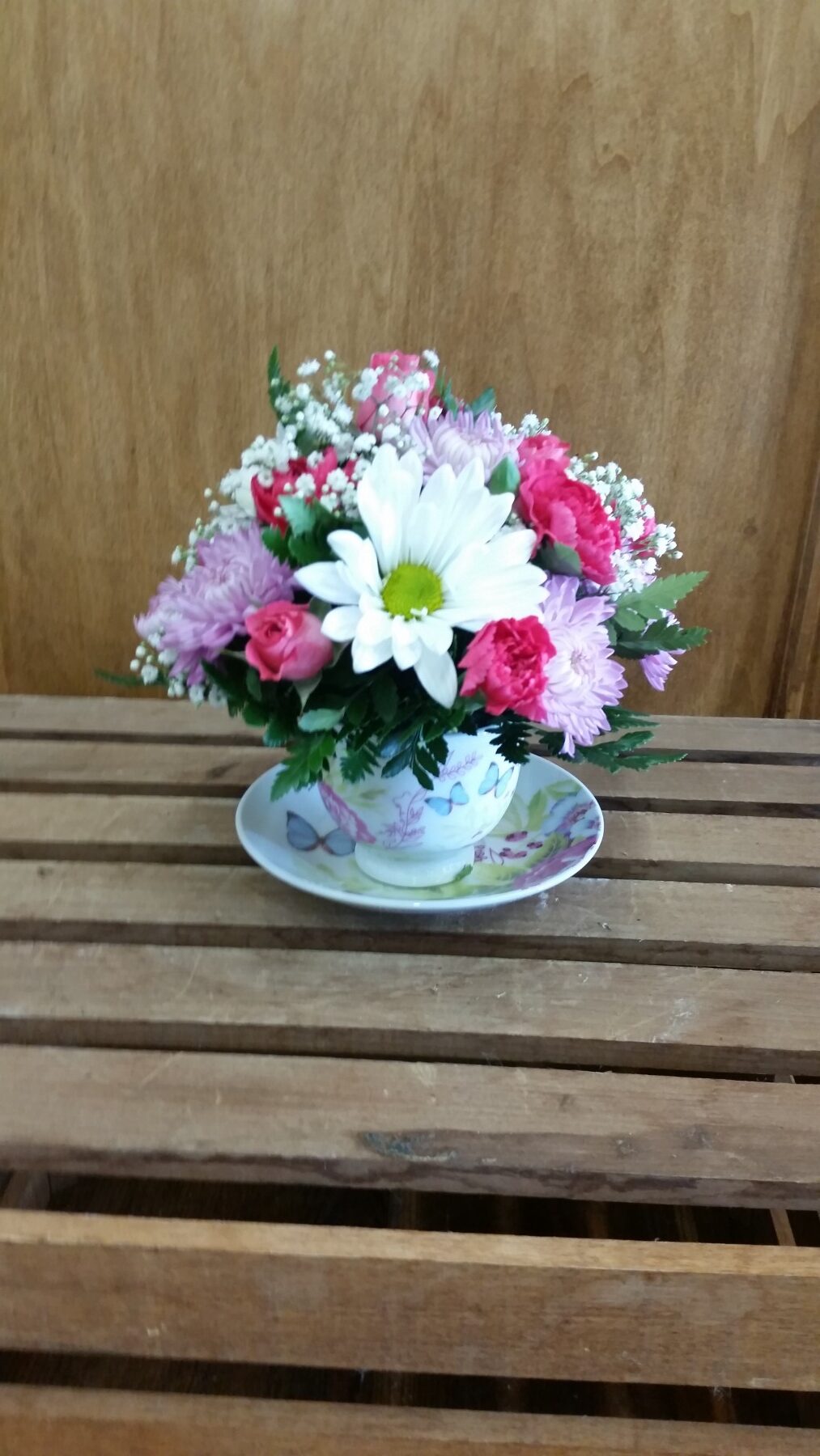 Lutz TeaCup Arrangement